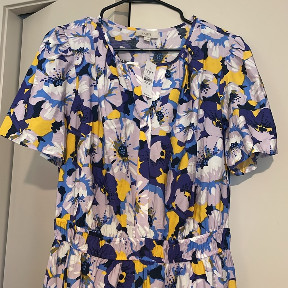 Beautiful long Loft outlet floral dress